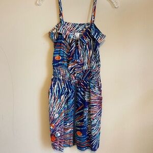 XTaren Colorful Abstract Print Mini Dress S HP Host Pick!!